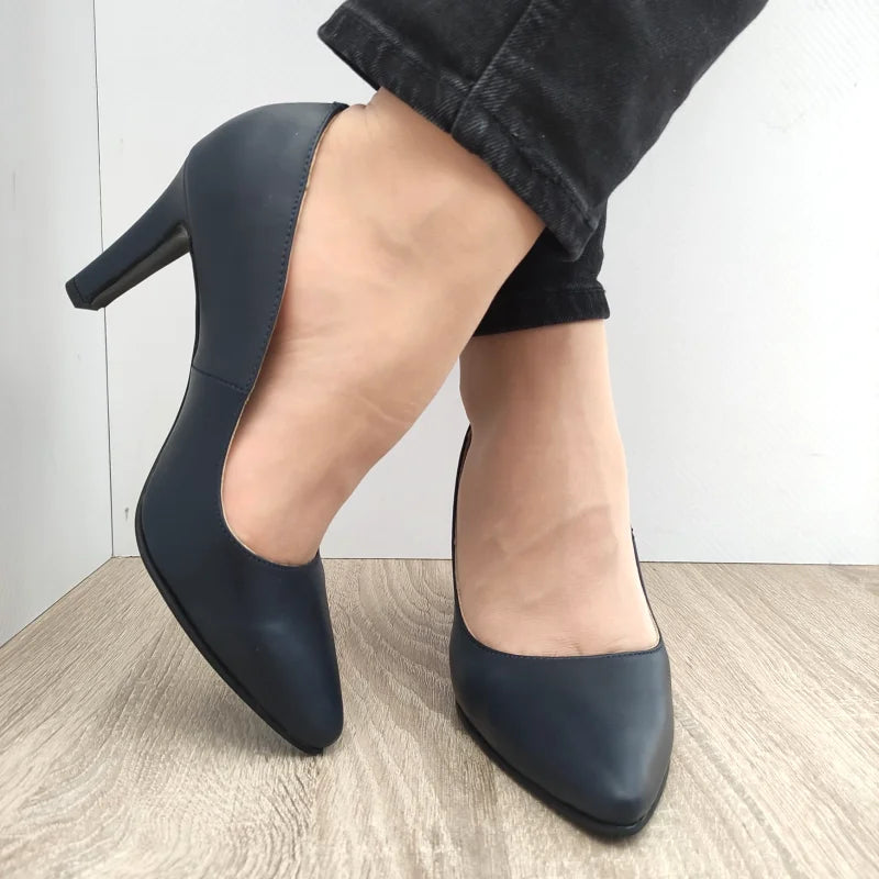 PANTOFI ELEGANTI DAMA PERLLA 5121 BLEUMARIN - imagine 4
