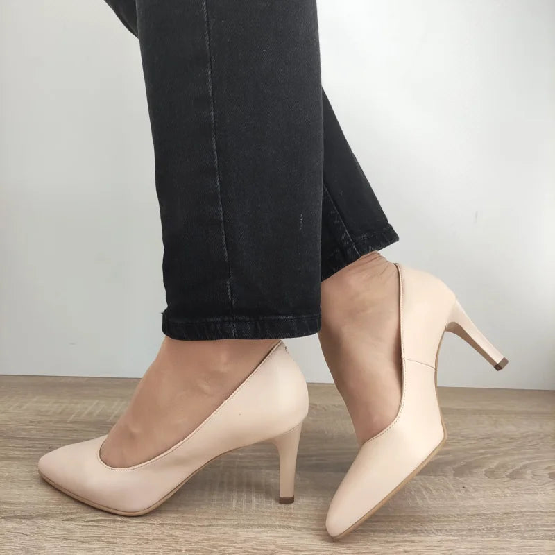 PANTOFI ELEGANTI DAMA PERLLA 515-2 NUDE - imagine 2