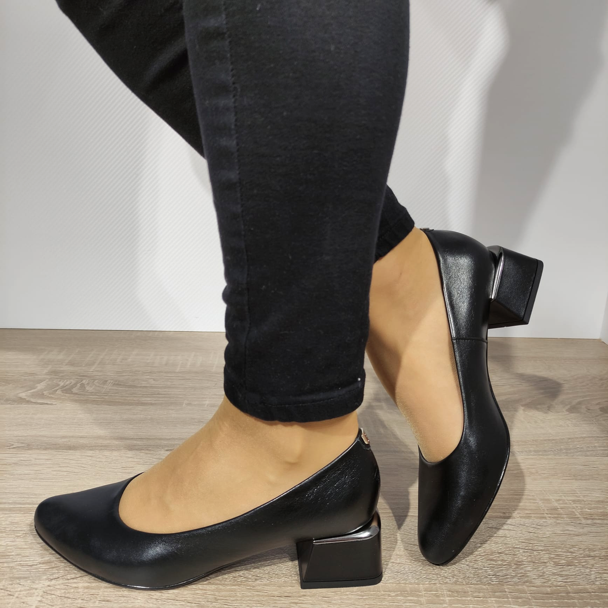 PANTOFI ELEGANTI DAMA SALA 9936 08 NEGRI - imagine 2