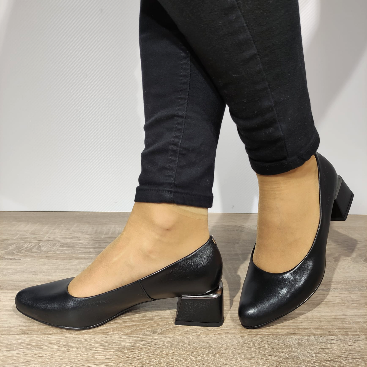 PANTOFI ELEGANTI DAMA SALA 9936 08 NEGRI - imagine 3