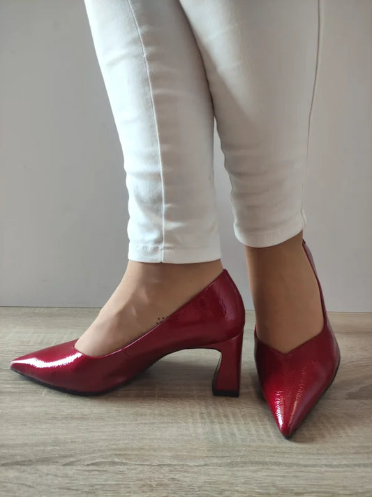 PANTOFI ELEGANTI DAMA TAMARIS 22452-45 ROSII LAC