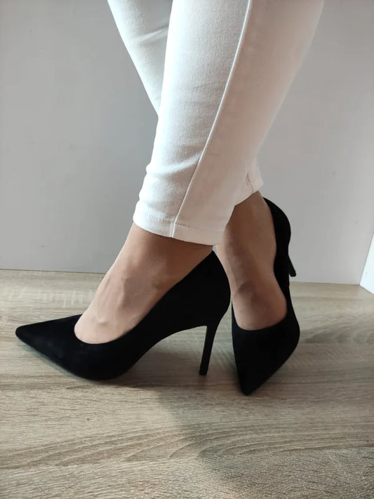 PANTOFI ELEGANTI DAMA TAMARIS 22480-42 NEGRI VELUR