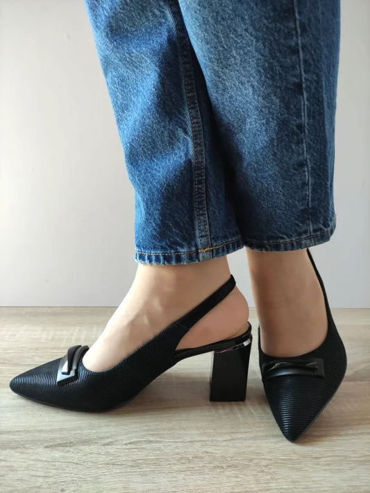 PANTOFI ELEGANTI DECUPATI DAMA EPICA 60022 01-I NEGRI VELUR