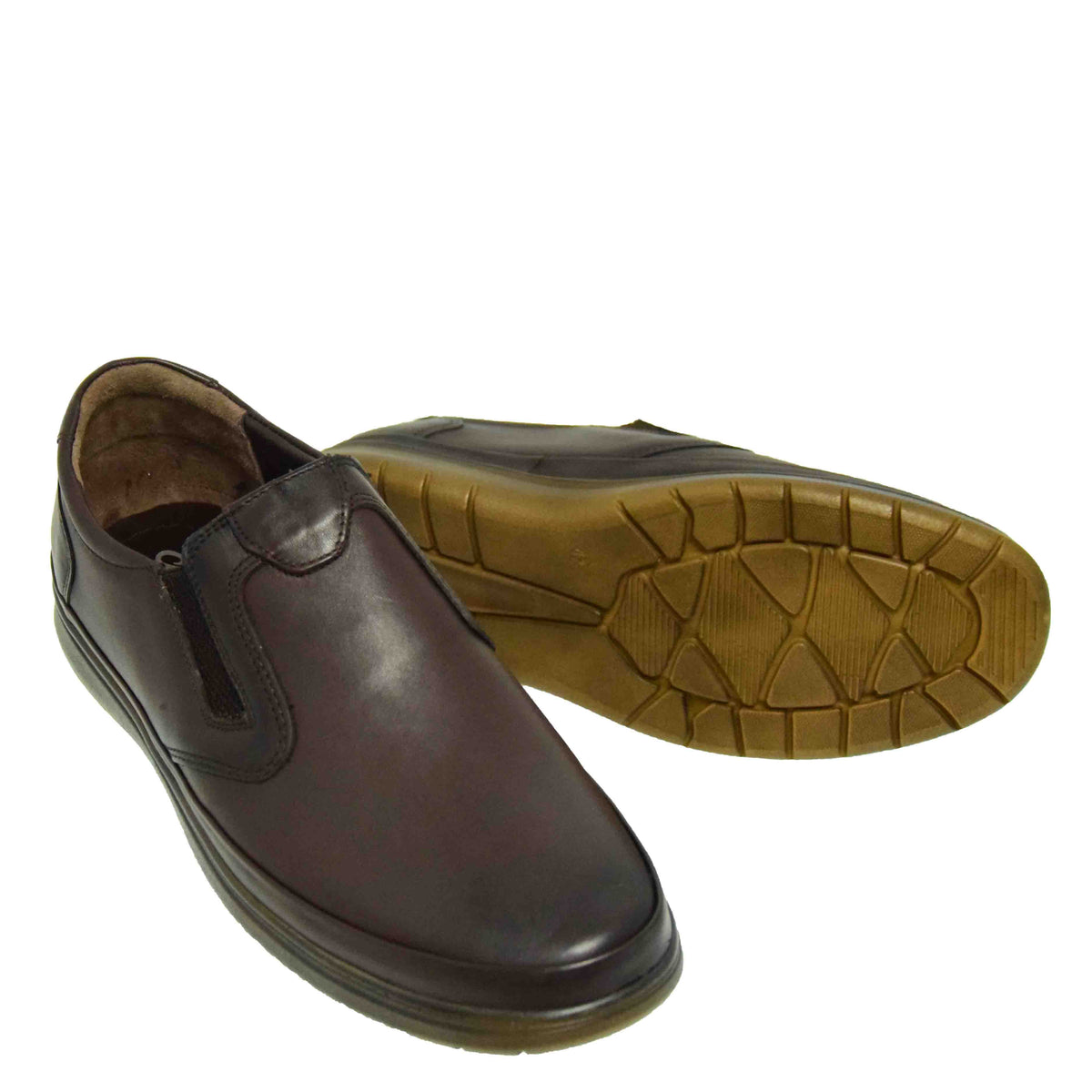 PANTOFI CASUAL BARBATI NICOLIS 205733 MARO - imagine 12