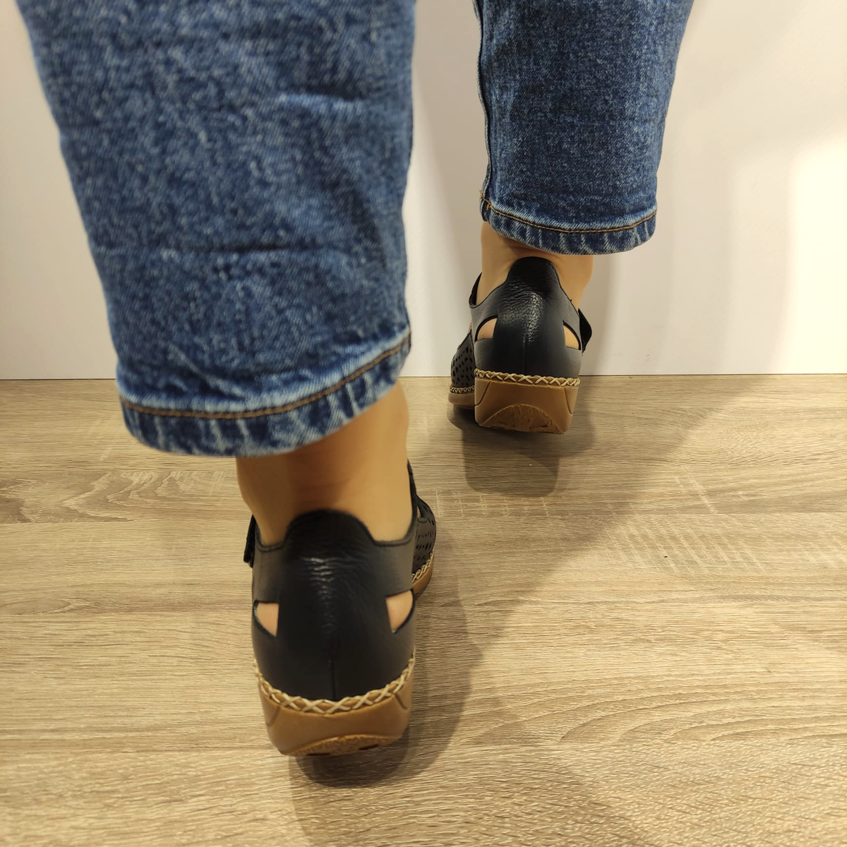 PANTOFI PERFORAȚI CASUAL DAMĂ RIEKER 41399-14 - imagine 4