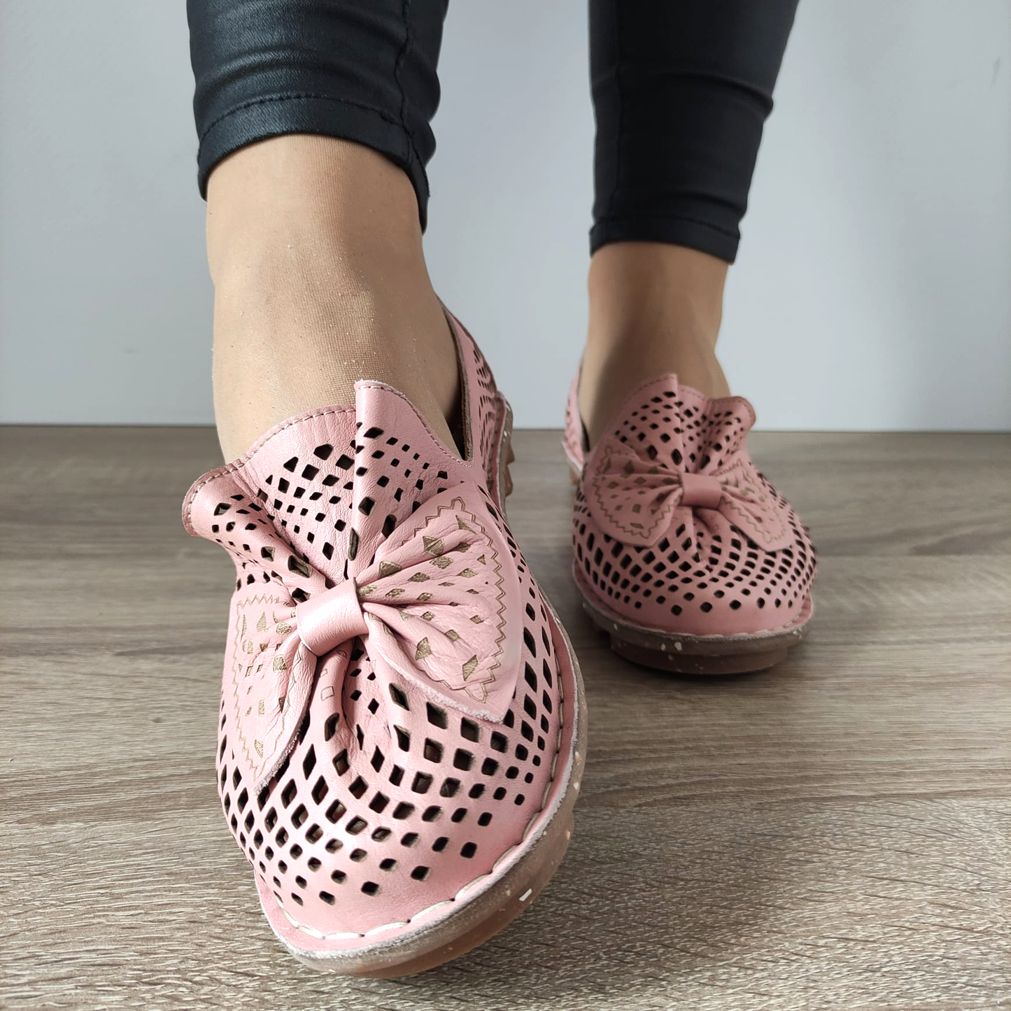 PANTOFI CASUAL PERFORATI DAMA DOGATI 101122-1 ROZ