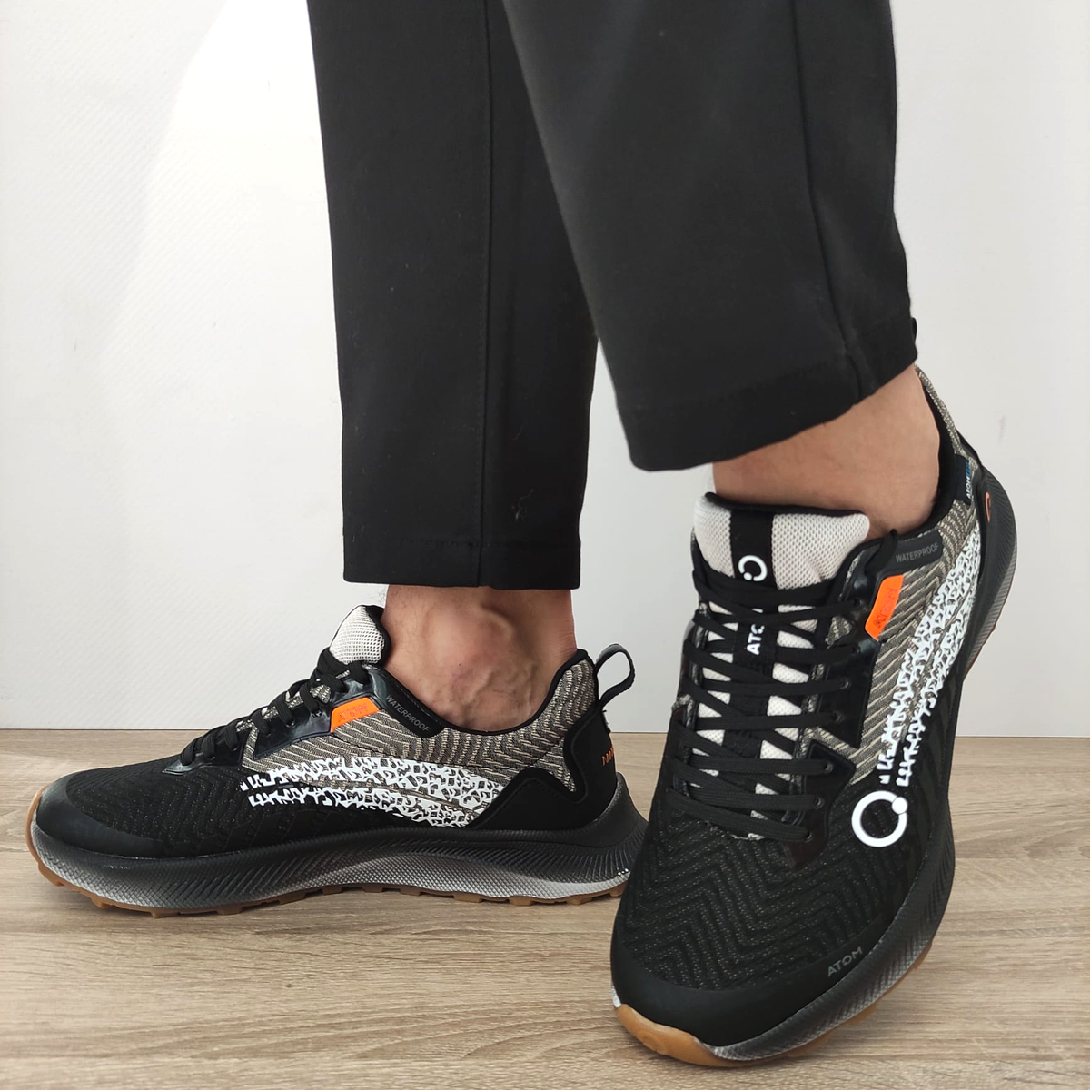 PANTOFI SPORT BARBATI ATOM 502663 NEGRI - imagine 3