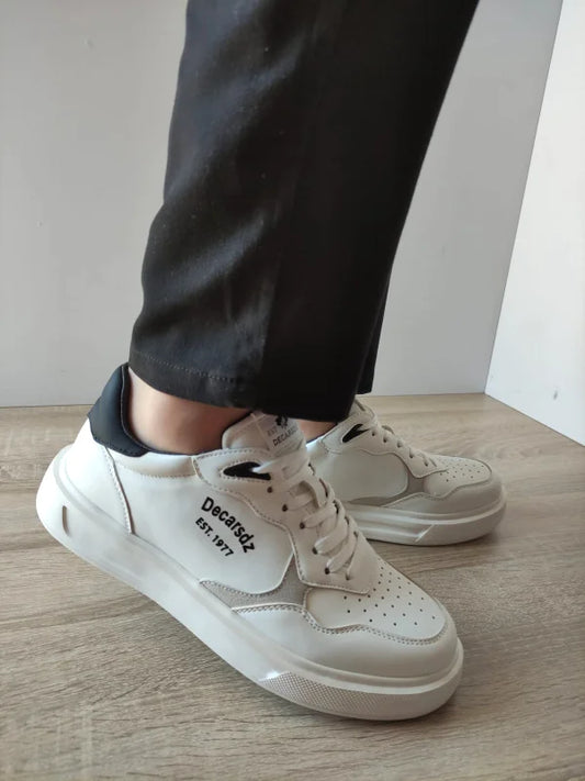 PANTOFI SPORT BARBATI DECAR Y200 ALBI