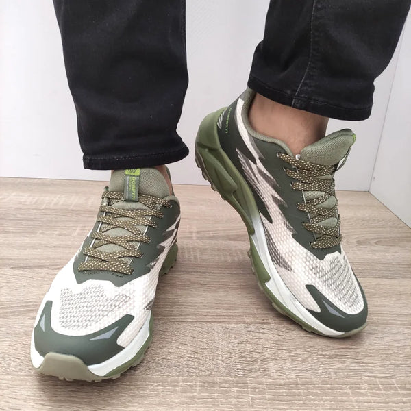 PANTOFI SPORT BARBATI GORETTI 30126 VERZI OLIVE - imagine 5