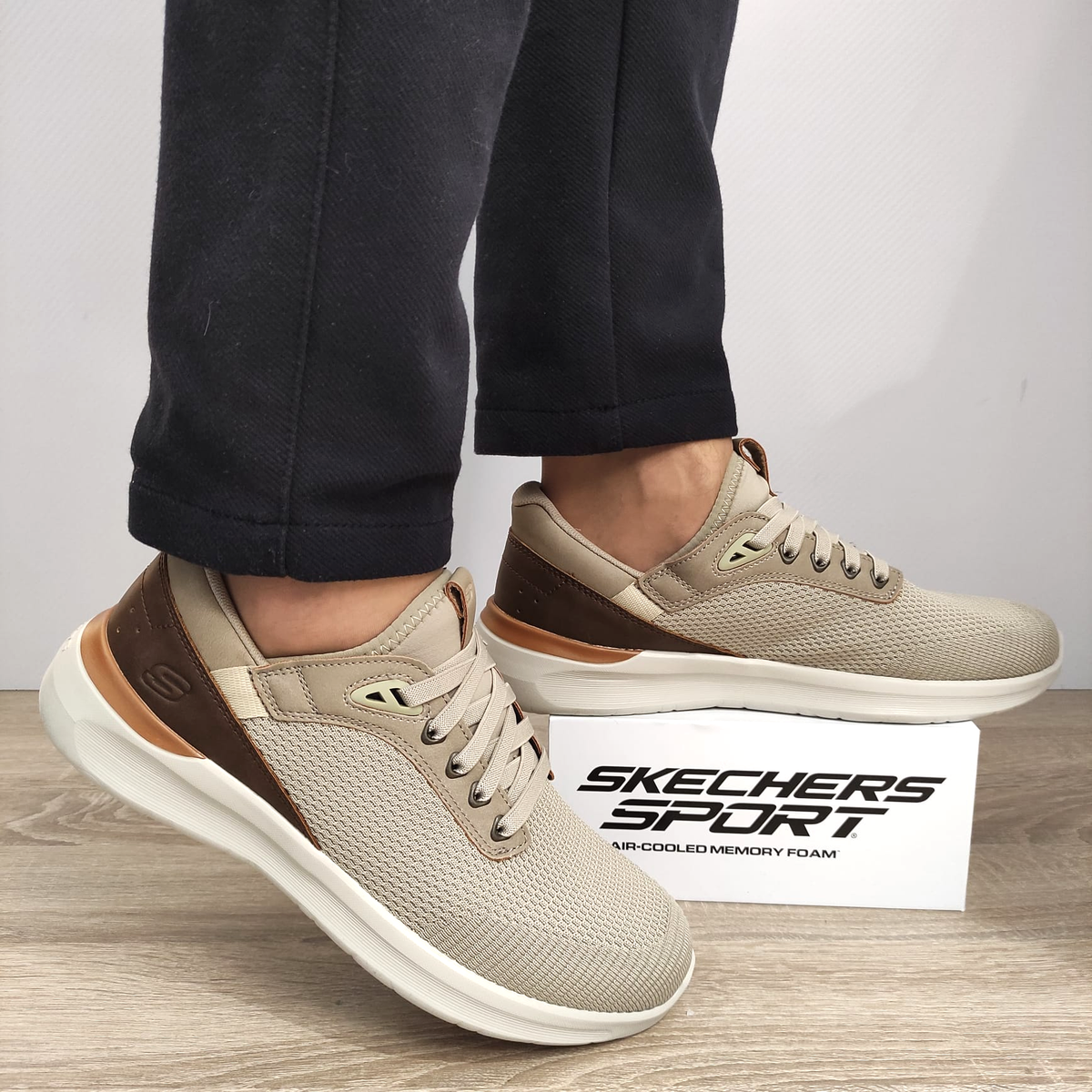 PANTOFI SPORT BARBATI SKECHERS 210406 TPE - imagine 2