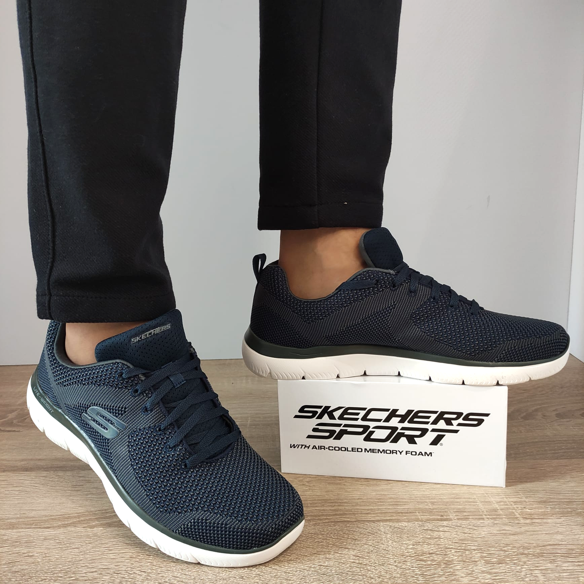 PANTOFI SPORT BĂRBAȚI SKECHERS 232057 NVY - imagine 2