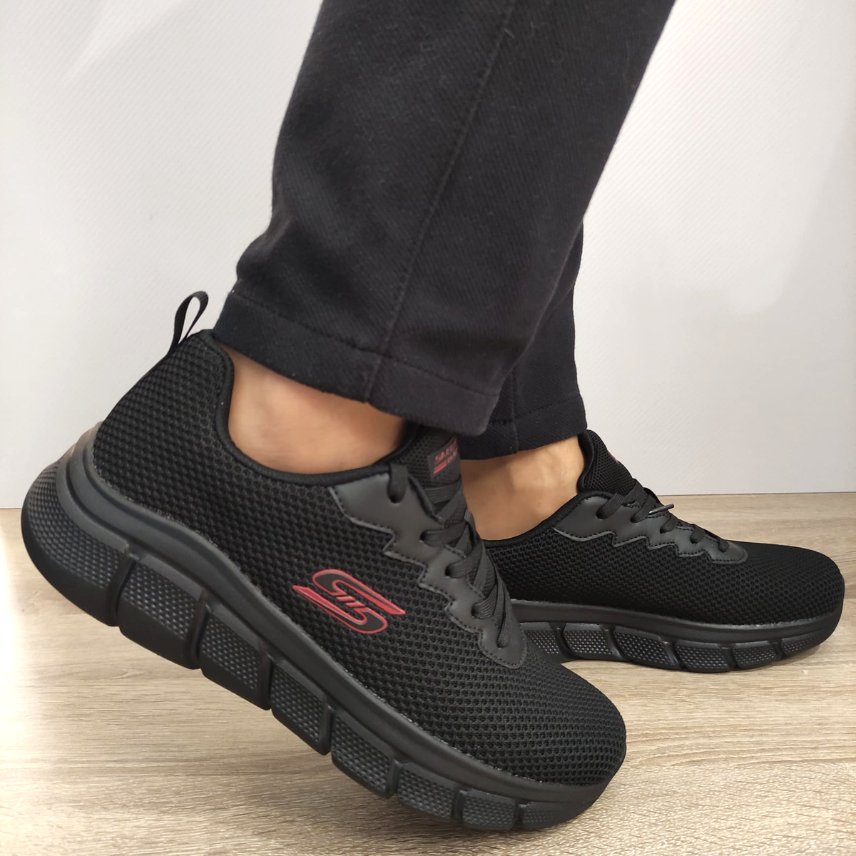 PANTOFI SPORT BARBATI SKECHERS 118106 BBK - imagine 2