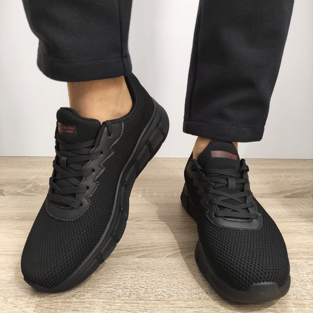 PANTOFI SPORT BARBATI SKECHERS 118106 BBK - imagine 3