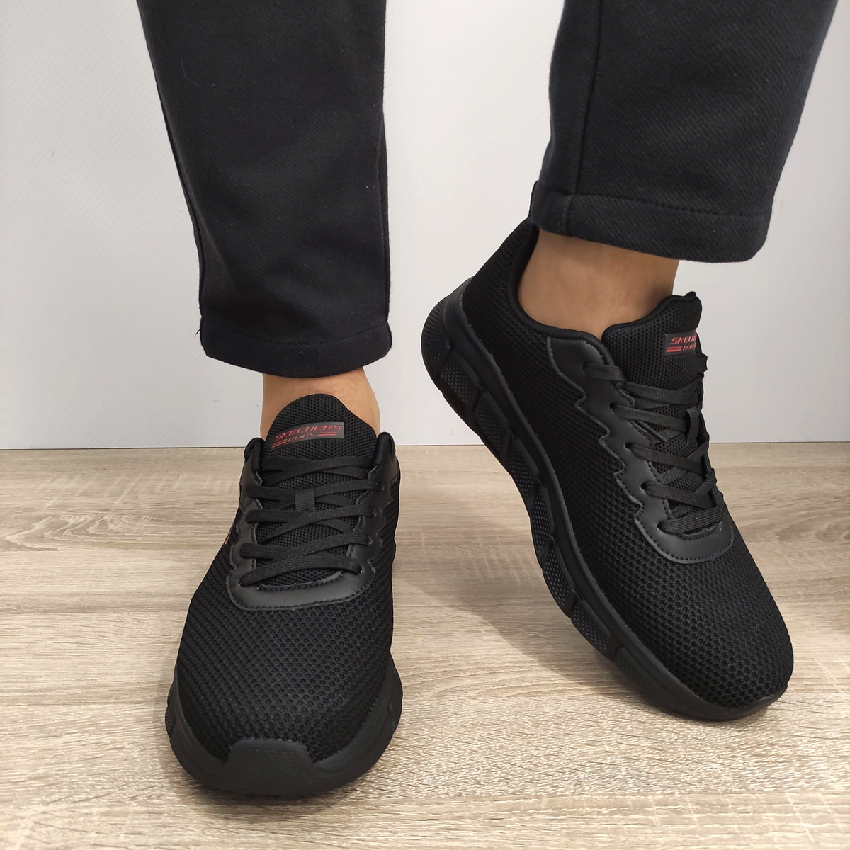 PANTOFI SPORT BARBATI SKECHERS 118106 BBK - imagine 4