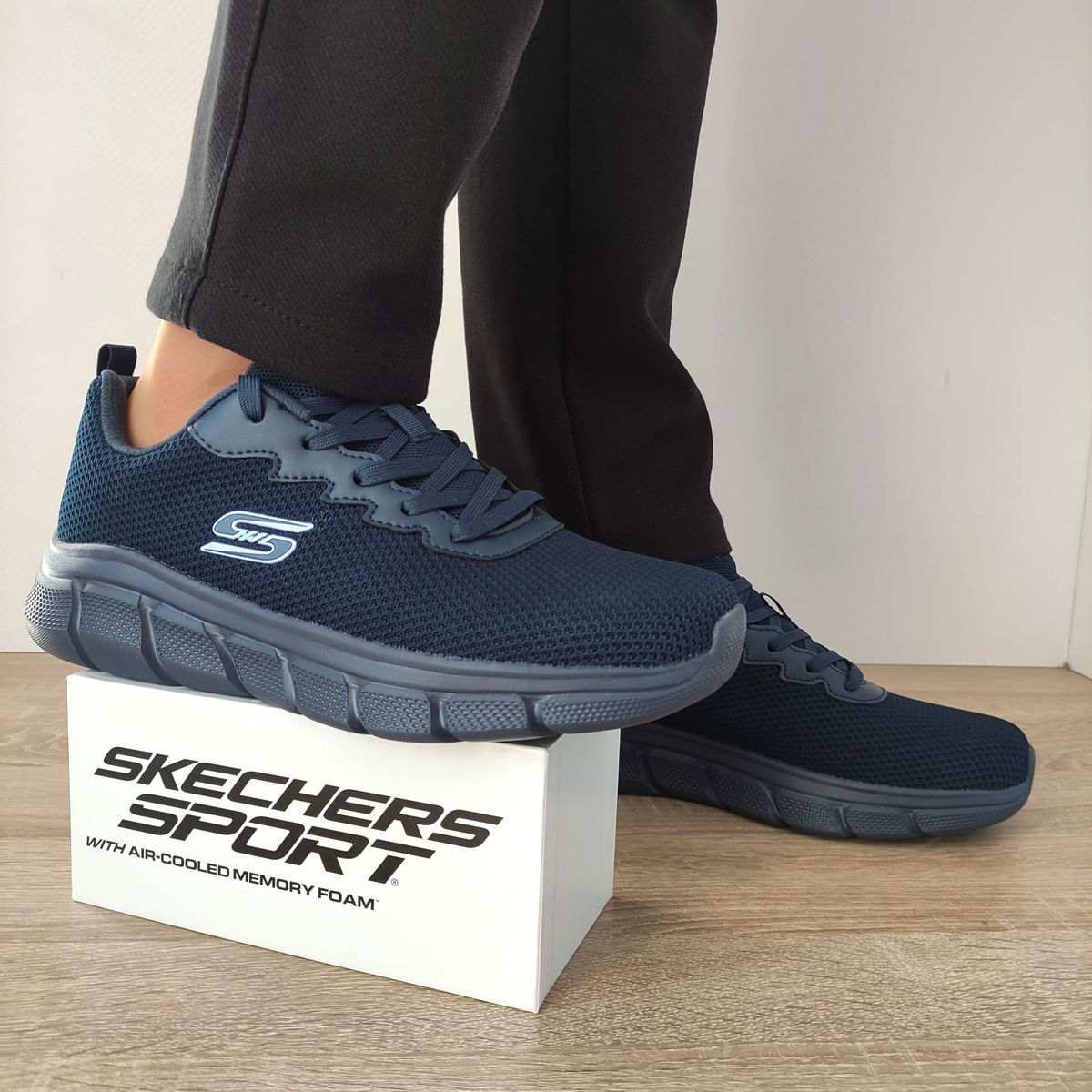PANTOFI SPORT BARBATI SKECHERS 118106 NVY - imagine 2
