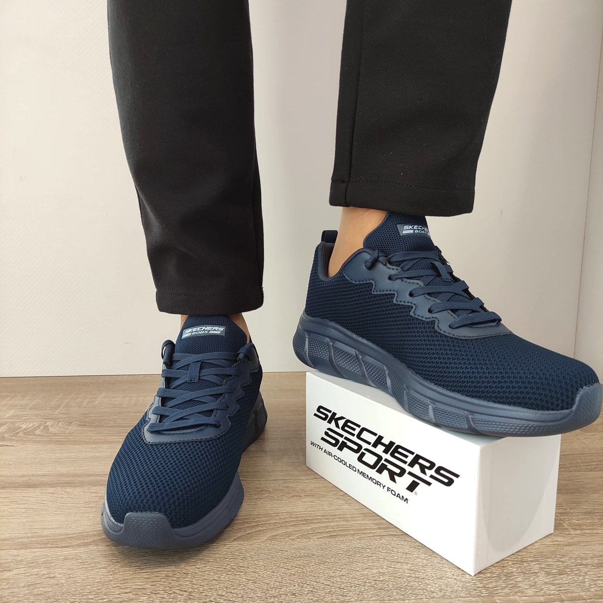 PANTOFI SPORT BARBATI SKECHERS 118106 NVY - imagine 7