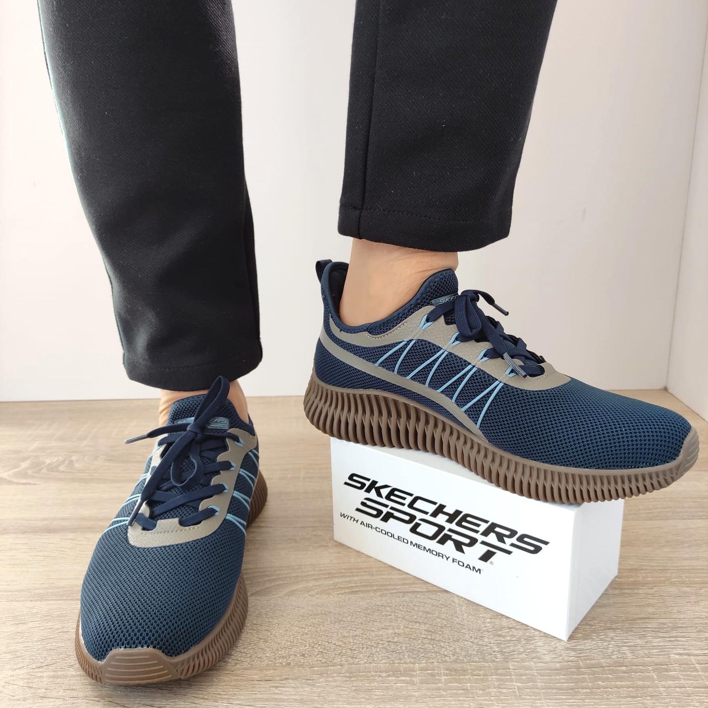 PANTOFI SPORT BARBATI SKECHERS 118171 NVMT