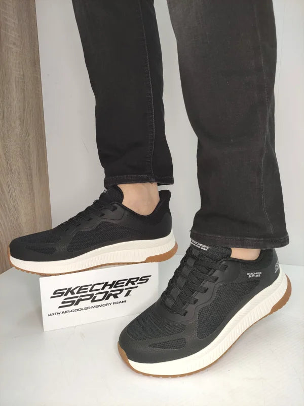 PANTOFI SPORT BARBATI SKECHERS 118423 BLK - imagine 3