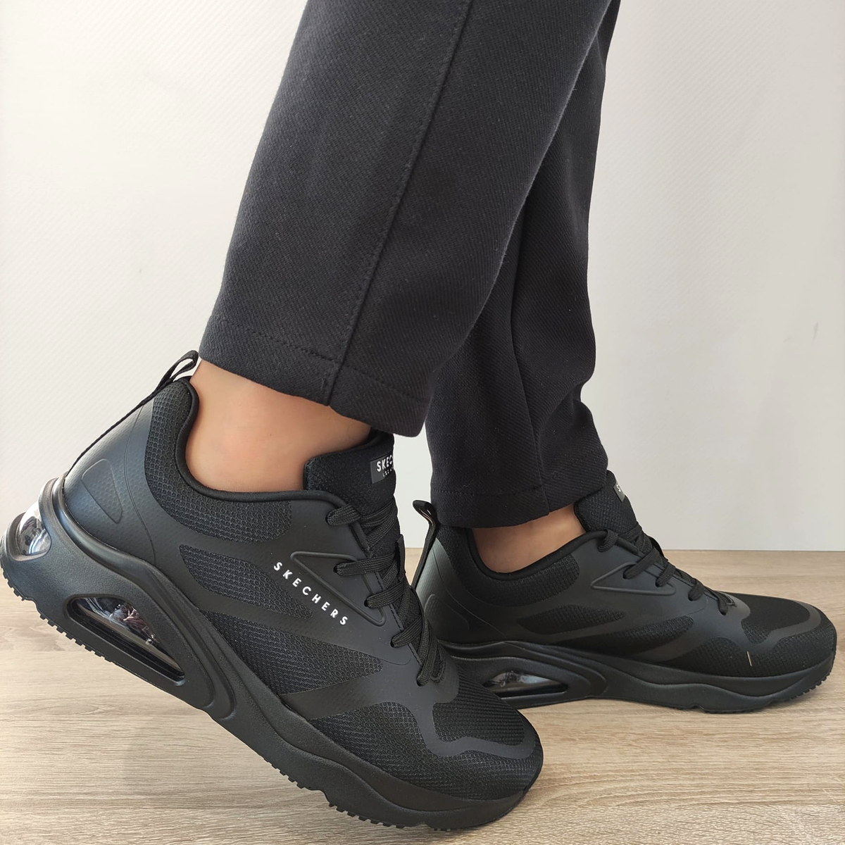 PANTOFI SPORT BARBATI SKECHERS 183070 BBK - imagine 2