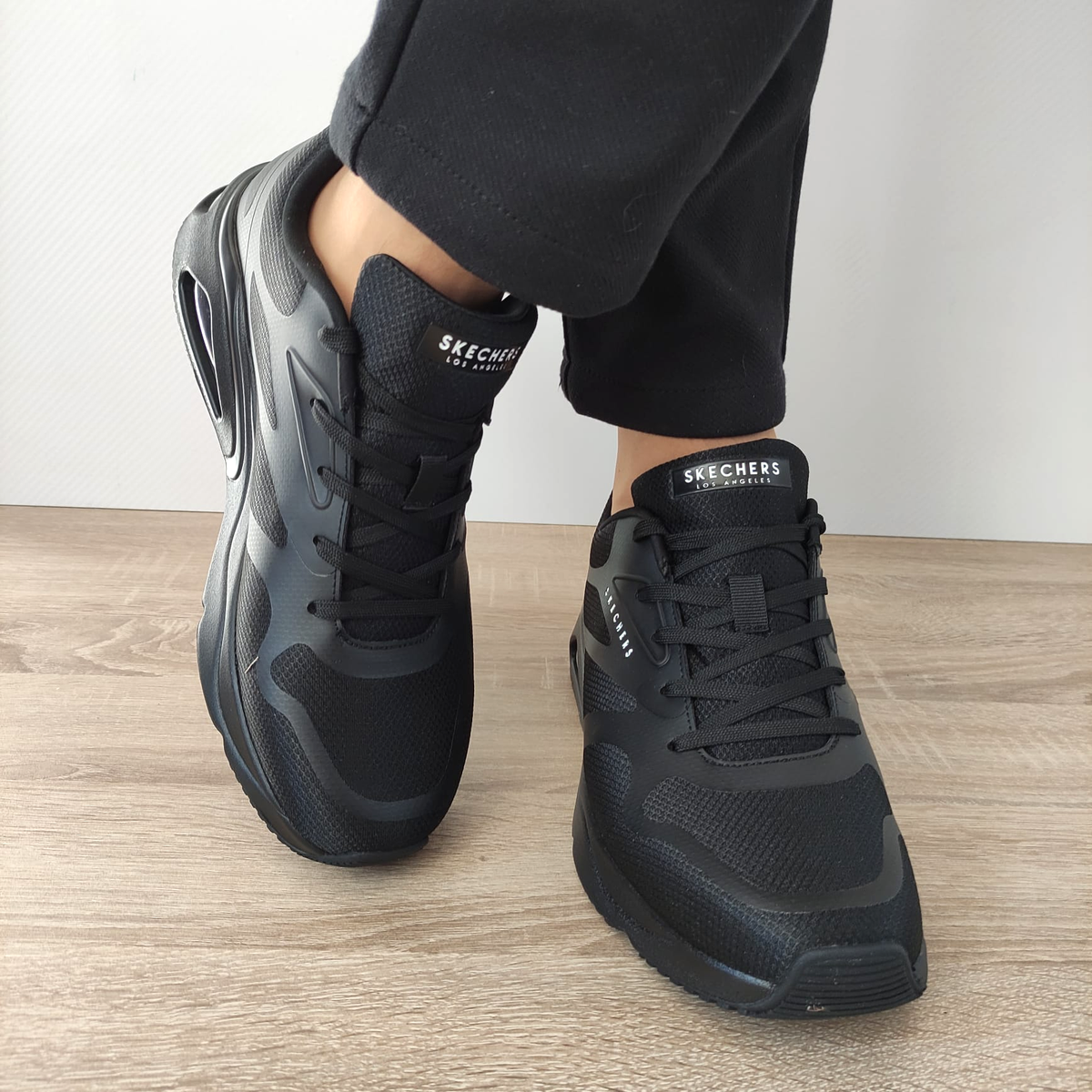 PANTOFI SPORT BARBATI SKECHERS 183070 BBK - imagine 5