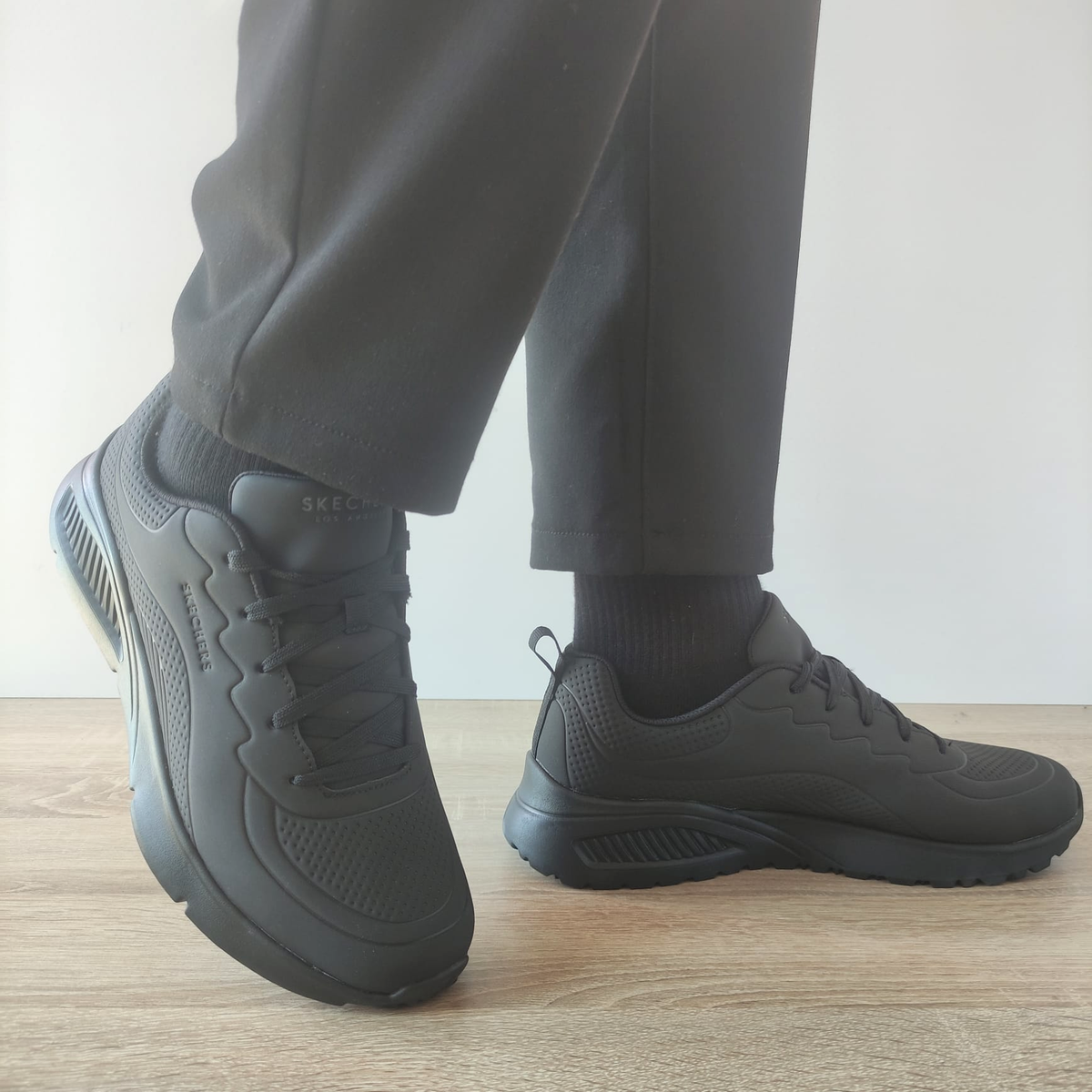 PANTOFI SPORT BARBATI SKECHERS 183120 BBK - imagine 3