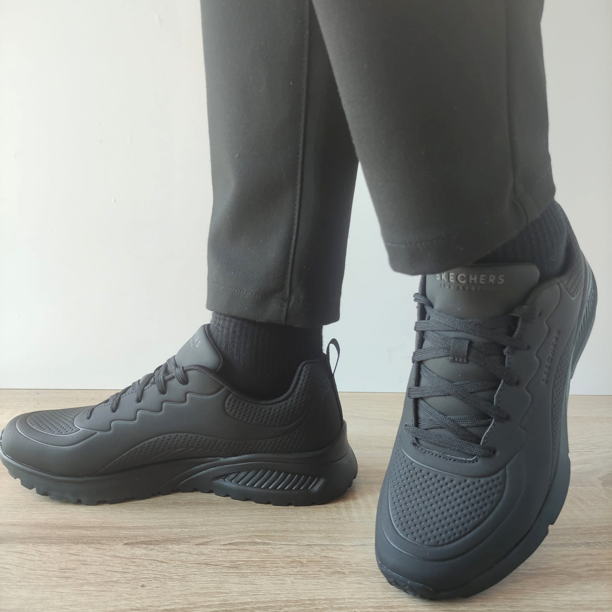 PANTOFI SPORT BARBATI SKECHERS 183120 BBK - imagine 2