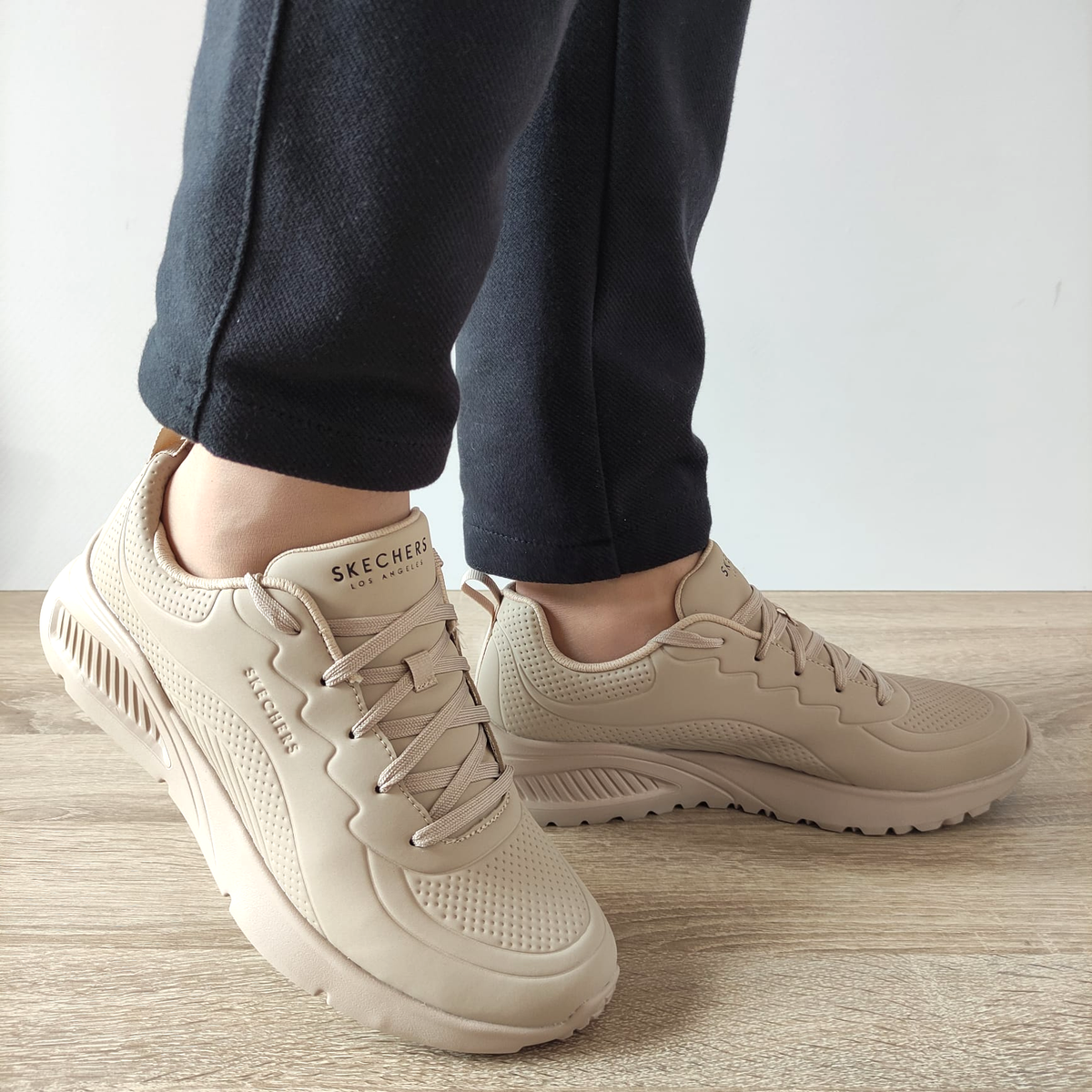 PANTOFI SPORT BARBATI SKECHERS 183120 TAN - imagine 3
