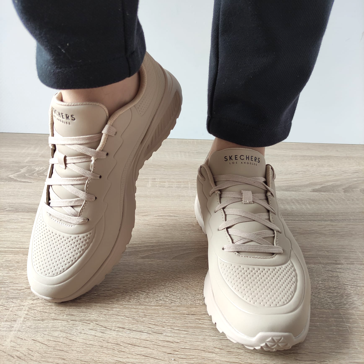 PANTOFI SPORT BARBATI SKECHERS 183120 TAN - imagine 5