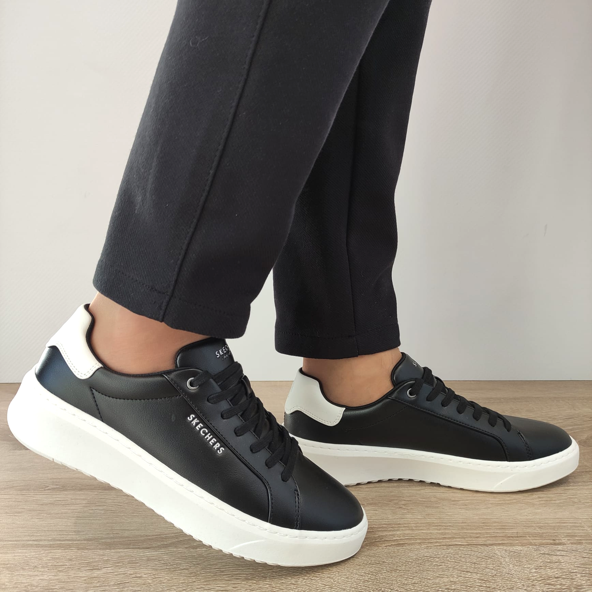 PANTOFI SPORT BARBATI SKECHERS 183175 BLK - imagine 2