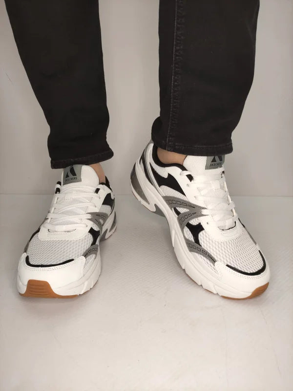 PANTOFI SPORT BARBATI SKECHERS 183215 WBK - imagine 5