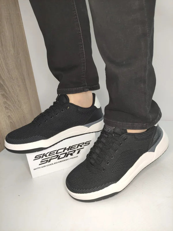 PANTOFI SPORT BARBATI SKECHERS 210793 BLK - imagine 4