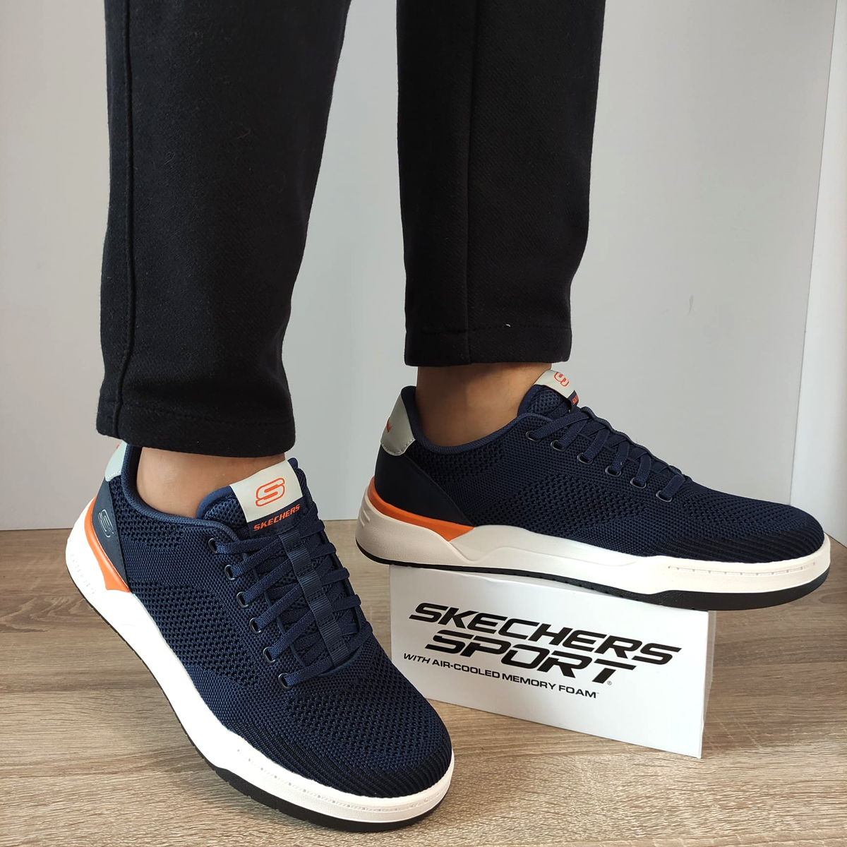 PANTOFI SPORT BARBATI SKECHERS 210793 NVY - imagine 3