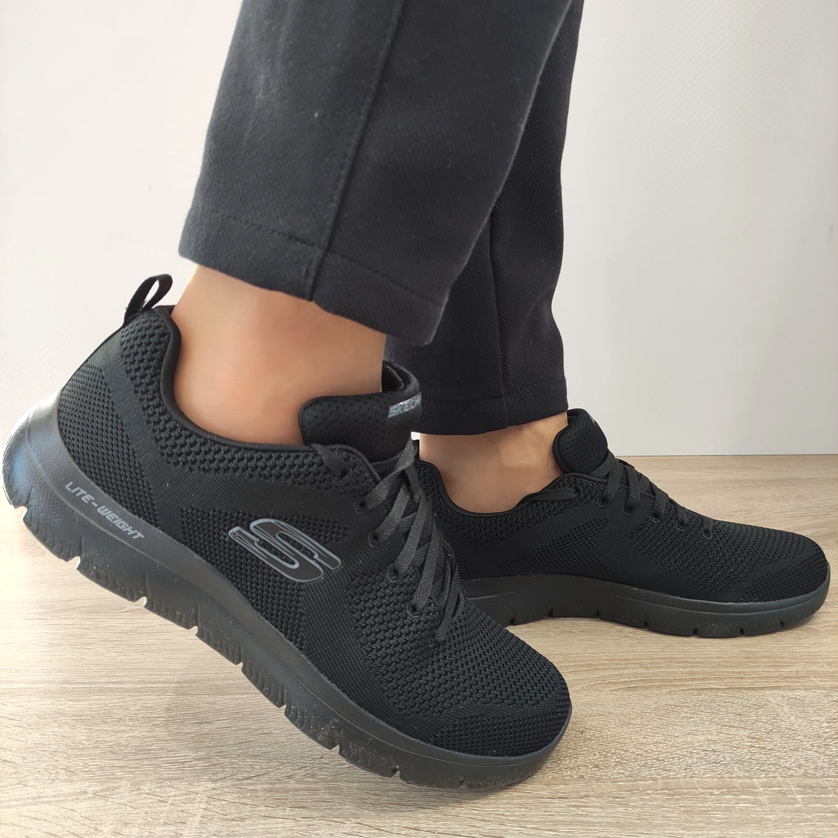 PANTOFI SPORT BARBATI SKECHERS 232057 BBK - imagine 2
