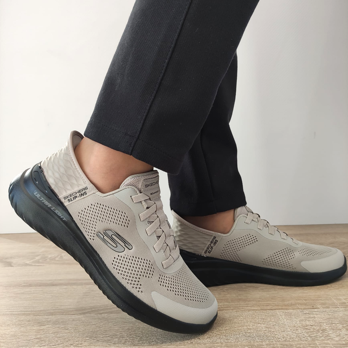 PANTOFI SPORT BARBATI SKECHERS 232459 TPBK - imagine 5