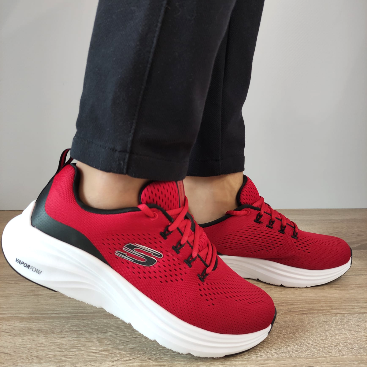 PANTOFI SPORT BARBATI SKECHERS 232625 RDBK - imagine 2