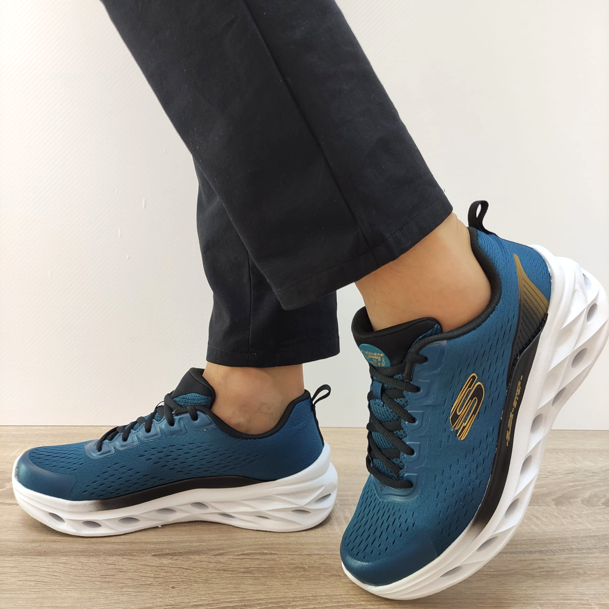 PANTOFI SPORT BARBATI SKECHERS 232634 TLBK - imagine 2