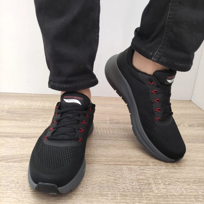 PANTOFI SPORT BARBATI SKECHERS 232700 BKRD - imagine 3