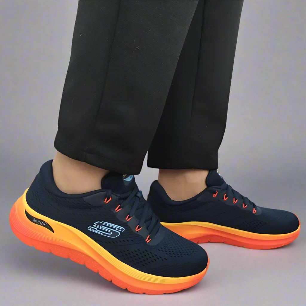 PANTOFI SPORT BARBATI SKECHERS 232700 NVMT - imagine 2