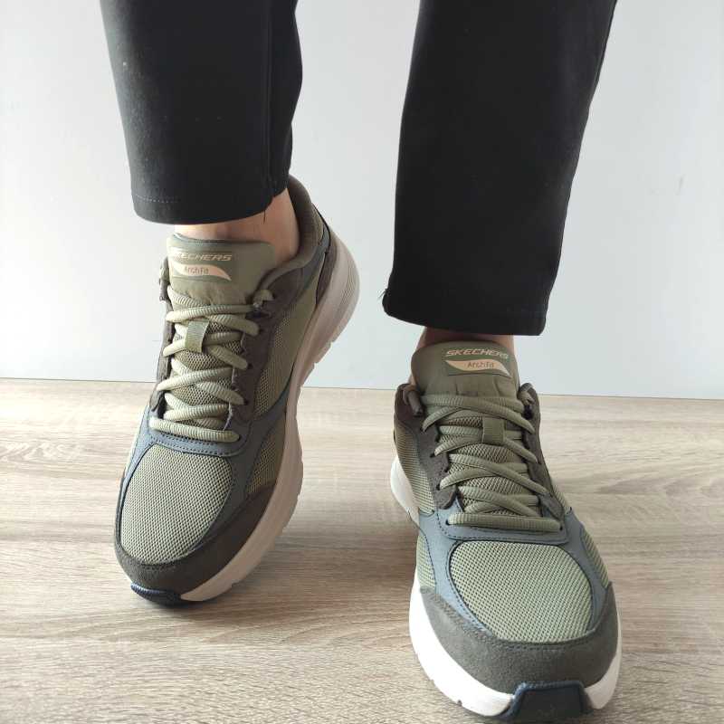 PANTOFI SPORT BARBATI SKECHERS 232702 OLV - imagine 4