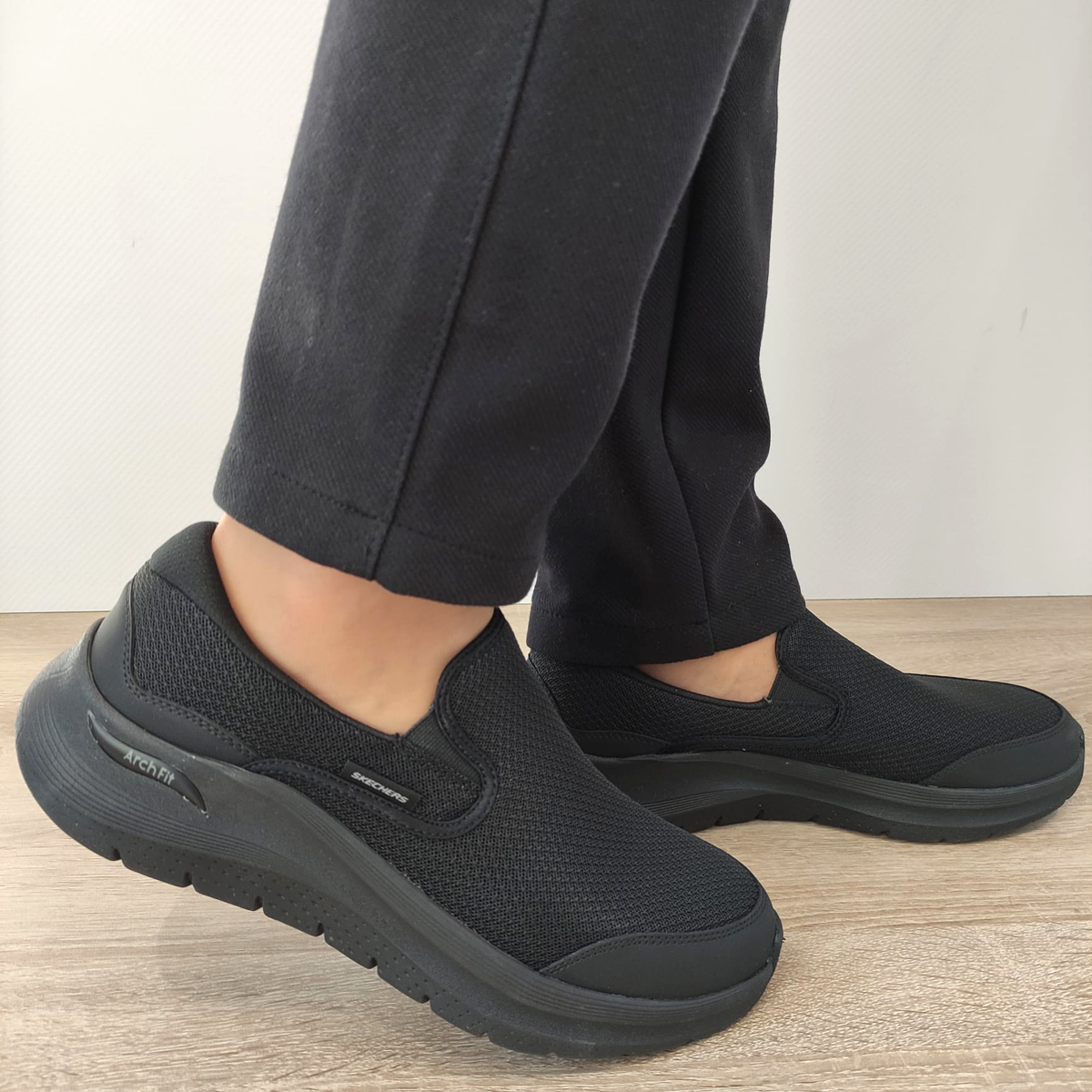 PANTOFI SPORT BARBATI SKECHERS 232706 BBK - imagine 2