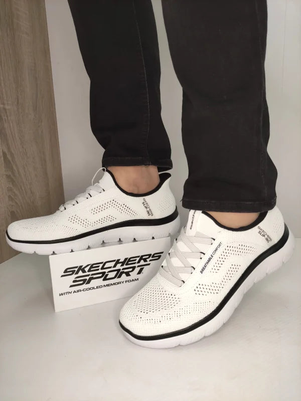 PANTOFI SPORT BARBATI SKECHERS 232939 WBK - imagine 4