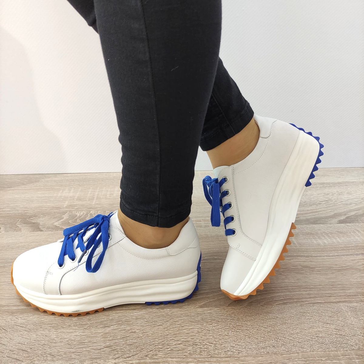 PANTOFI SPORT DAMA FRANCO GERARDO 9529-3 ALBI - imagine 2
