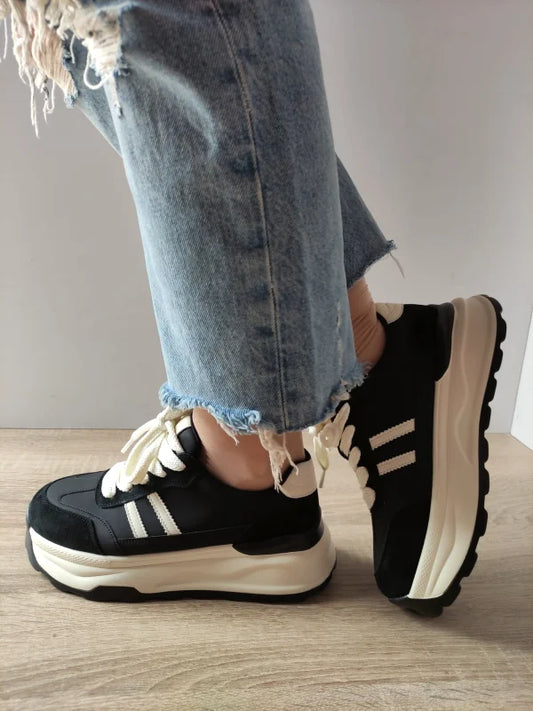 PANTOFI SPORT DAMA FRANCO GERARDO Y6306 NEGRI