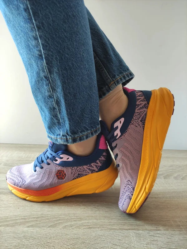 PANTOFI SPORT DAMA GORETTI 27209 MOV + BLEUMARIN - imagine 2