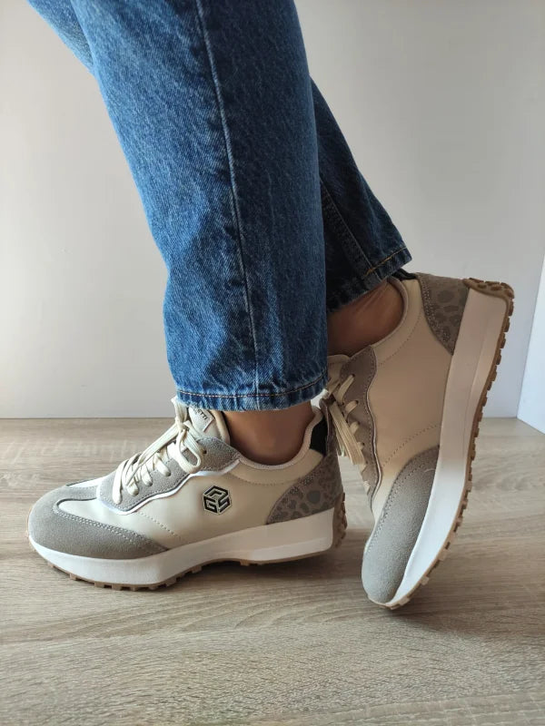 PANTOFI SPORT DAMA GORETTI 27555 BEJ