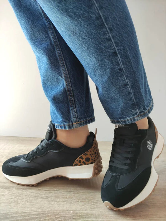 PANTOFI SPORT DAMA GORETTI 27555 NEGRI + BLEUMARIN