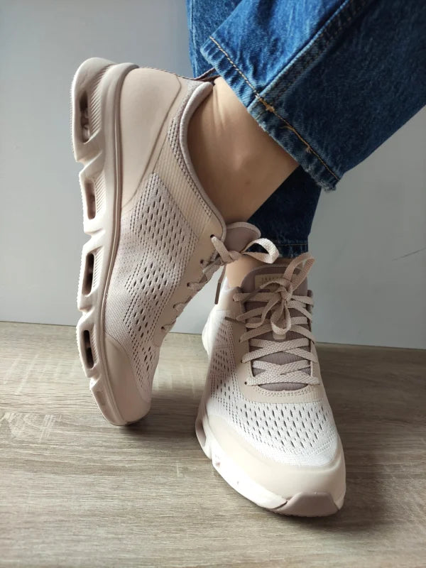 PANTOFI SPORT DAMA SKECHERS 104607 NUDE - imagine 4