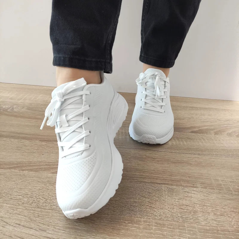 PANTOFI SPORT DAMA SKECHERS 117151 WHT - imagine 3