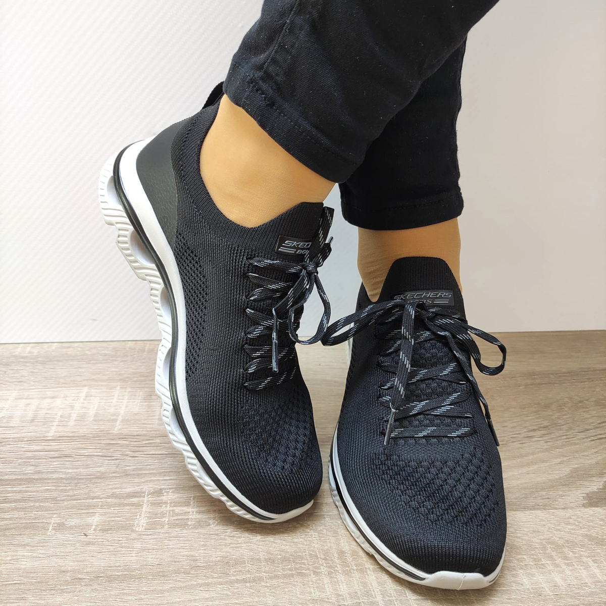 PANTOFI SPORT DAMA SKECHERS 117176 BLK - imagine 5