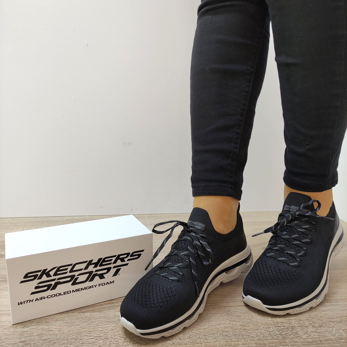 PANTOFI SPORT DAMA SKECHERS 117176 BLK - imagine 4